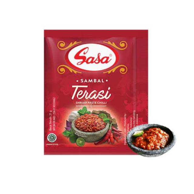 

Sasa Sambal Terasi Sachet - 21gr