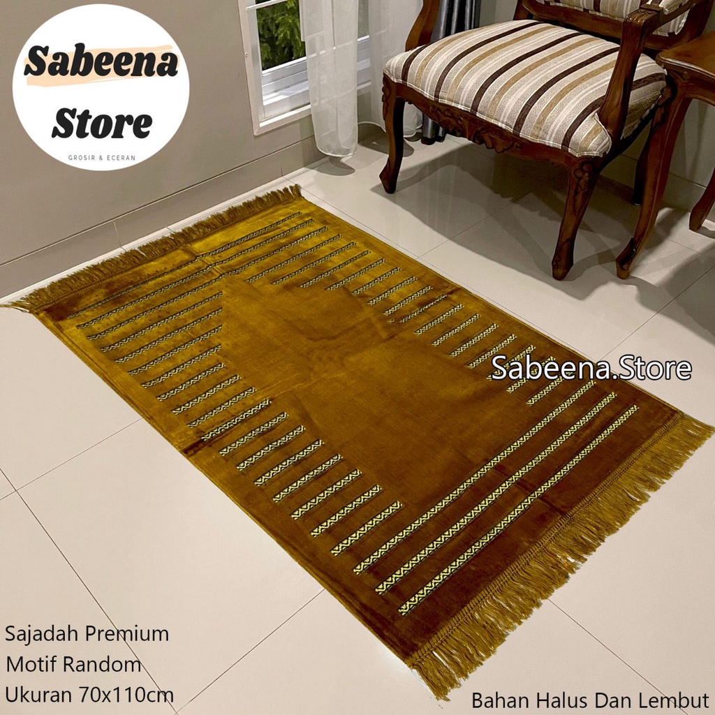 SAJADAH POLOS BULU TURKEY PREMIUM 70X110 CM TURKI TEBAL LEMBUT HALUS