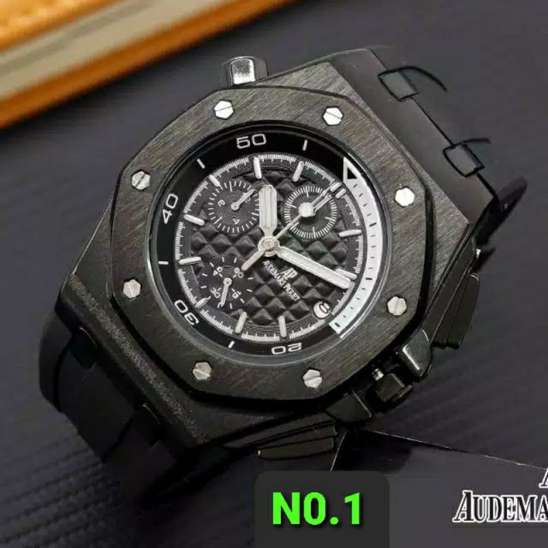 Jam Tangan Analog Pria Audemats Piquets APcr1018 Chronograph Aktif Grade Ultimate Premium