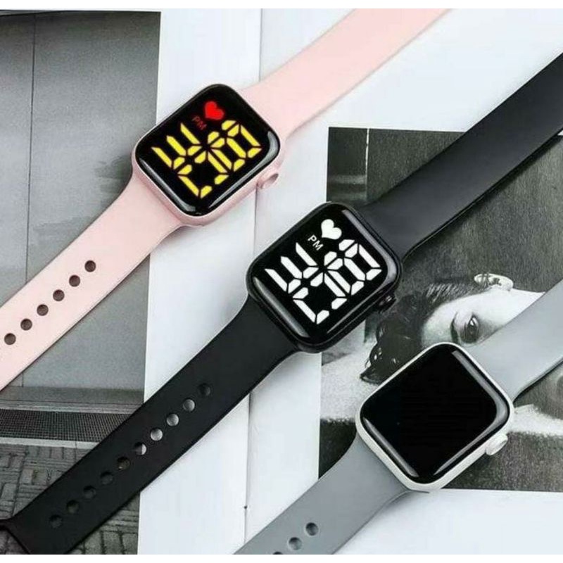 COD√Jam Tangan Digital Anti Air Rubber Touchscreen Fashion Import Pria Wanita Anak Remaja Premium