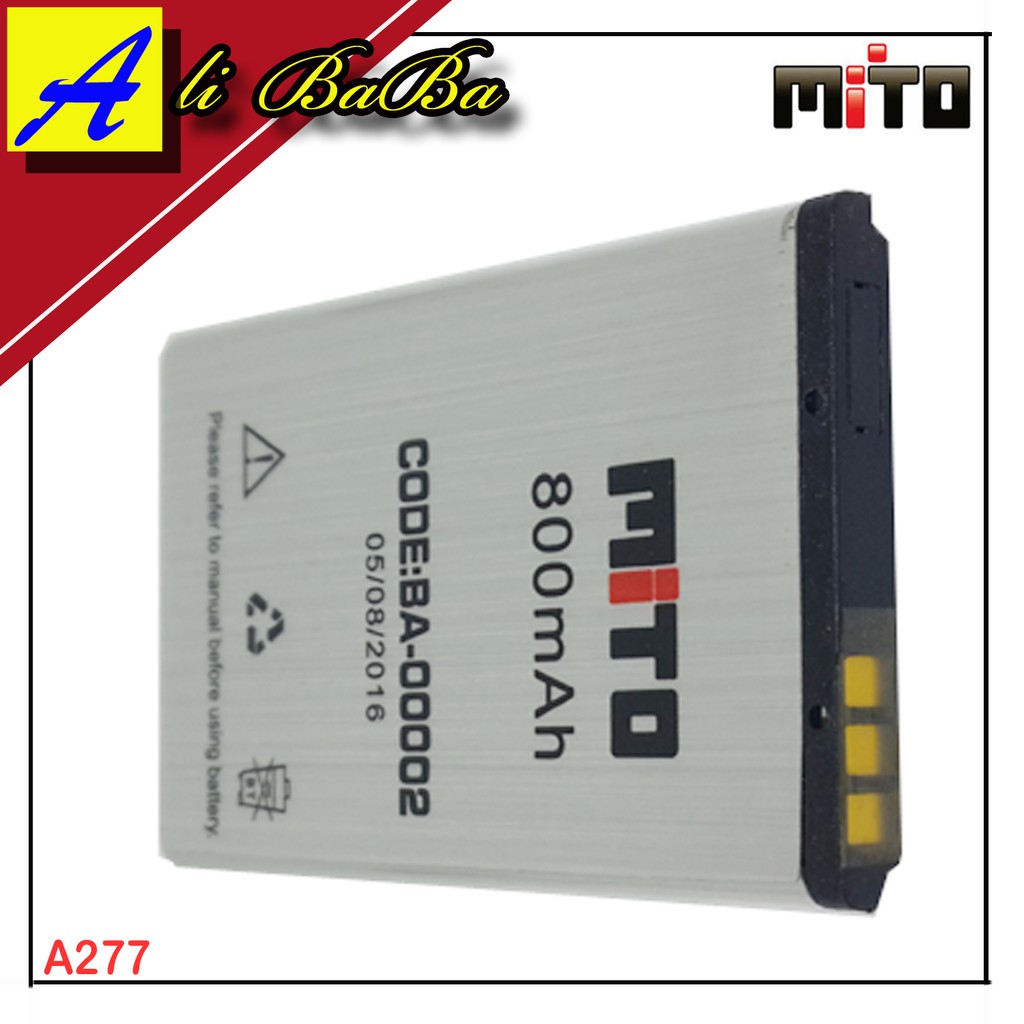 Baterai Handphone Mito 270 277 Ba 00002 Batre Hp Mito 270 Battery Hp Mito 277 Batu Batre Mito Shopee Indonesia