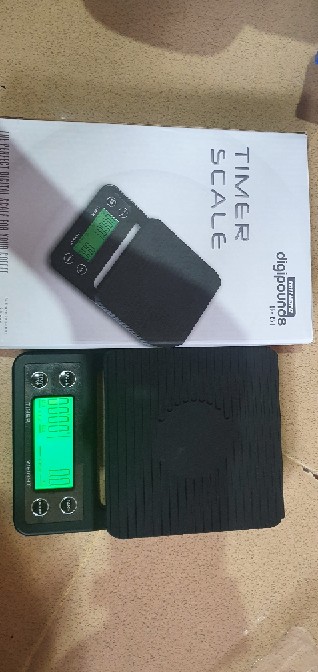 Freepad Timbangan Kopi 3kg Timbangan Dapur Akurasi 0.1g + Bonus Alas Karet Anti Slip Kualitas Top