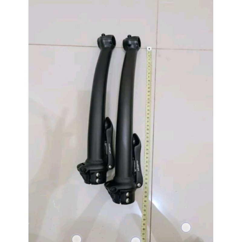 Handlepost Litepro model fix lengkung. handlepost melengkung bengkok