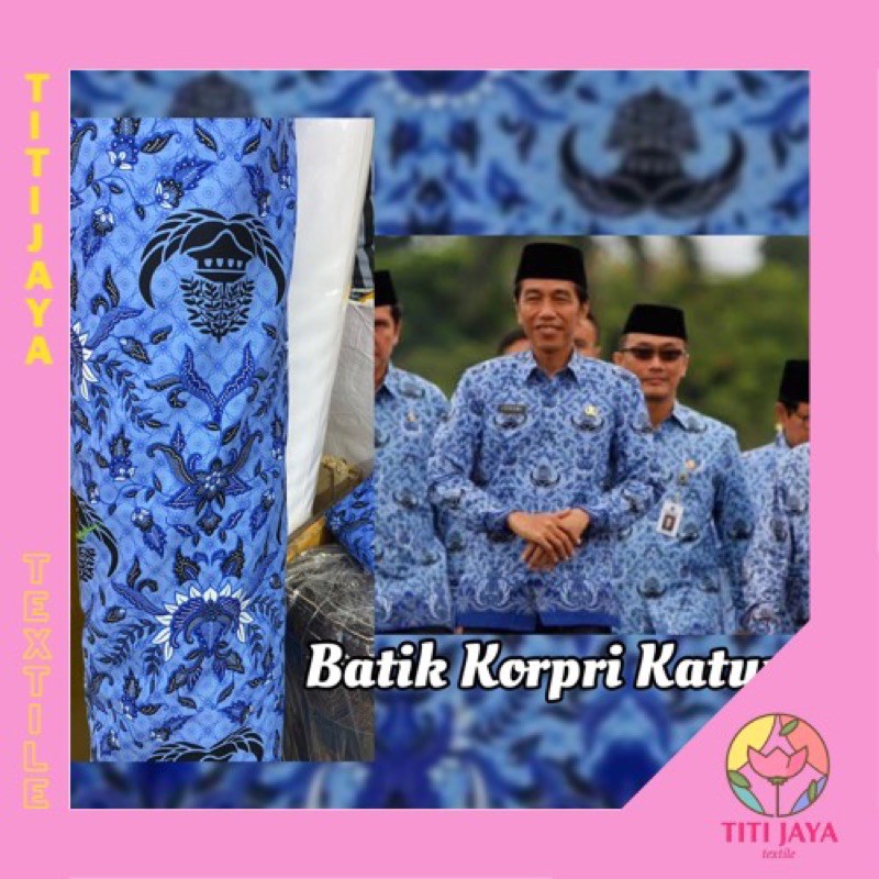 Batik Korpri Katun Alusan Grade A