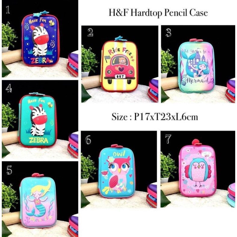 

Hom & Far/Hardtop Pencil Case/Kotak Pensil (Anak)/Laki-laki&perempuan