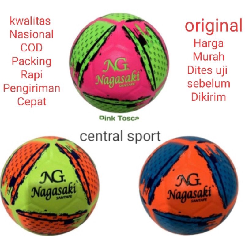 NAGASAKI Bola Futsal Indor  Gedung LAPANGAN SINTETIS FIBER  DIJAMIN ORIGINAL