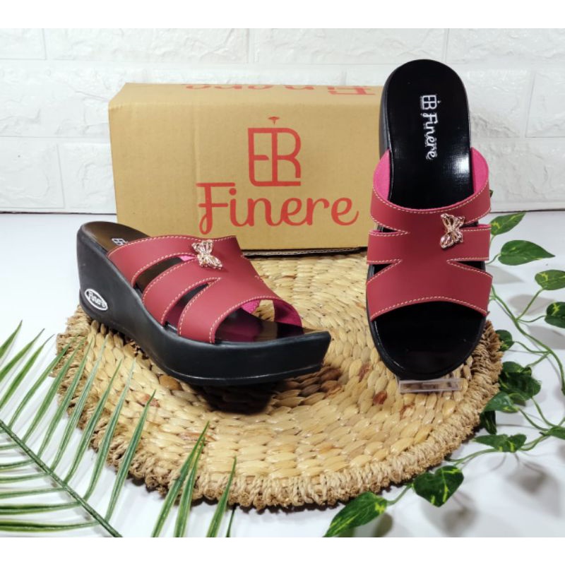 sendal wanita wedges terbaru termurah