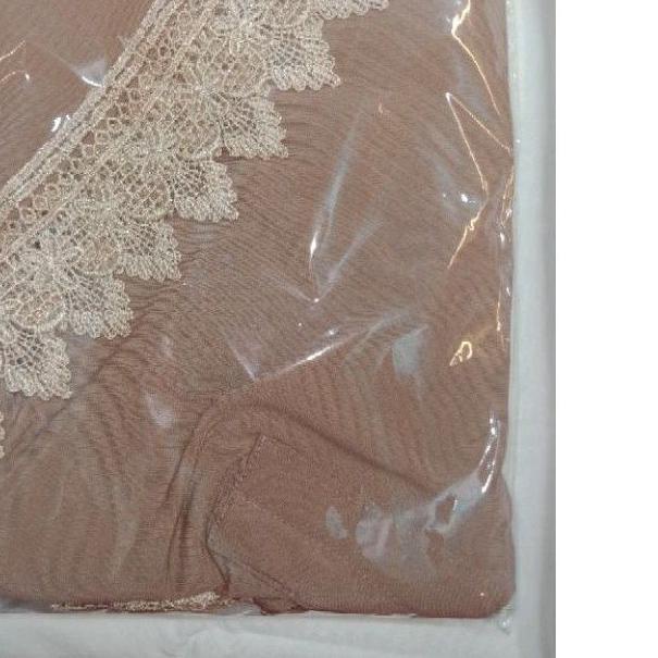 ★ Hijab bergo renda serut samping kanan kiri bahan jersey super premium (kika) ⅍