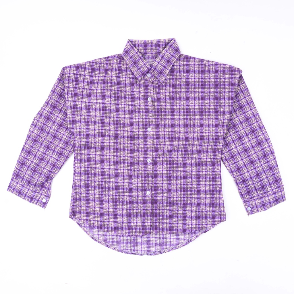 IL - KEMEJA MERYYL FLANEL SHIRT / KEMEJA WANITA OVERSIZED KOTAK FLANEL TARTAN