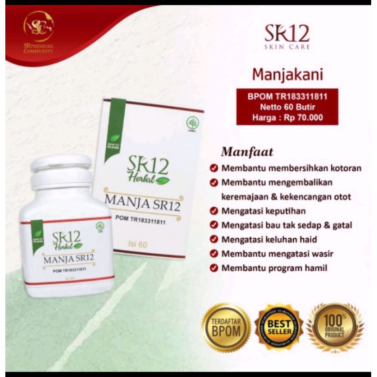 

Manjakani sr12/obat keputihan, miom, kista dan promil