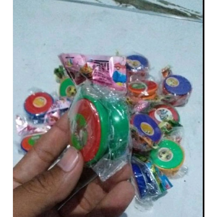 20Pcs mainan yoyo plastik murah