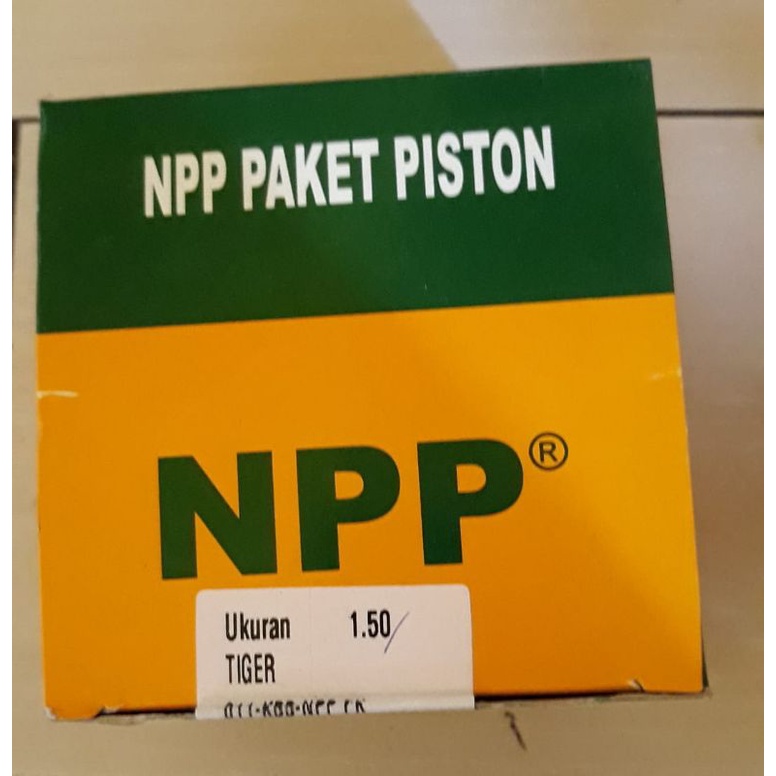 OS 150 TIGER PAKET PISTON KOMPLIT HONDA PISTON KIT SEHER TIGER OVERSIZE 1.50 NPP