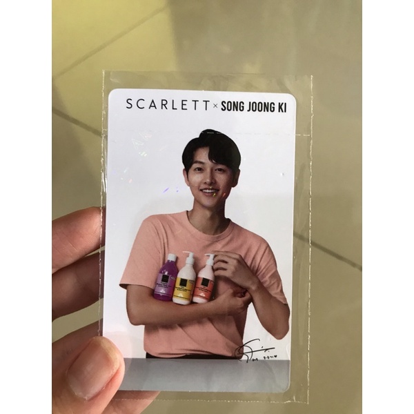Scarlett x Song Joong Ki Photocard
