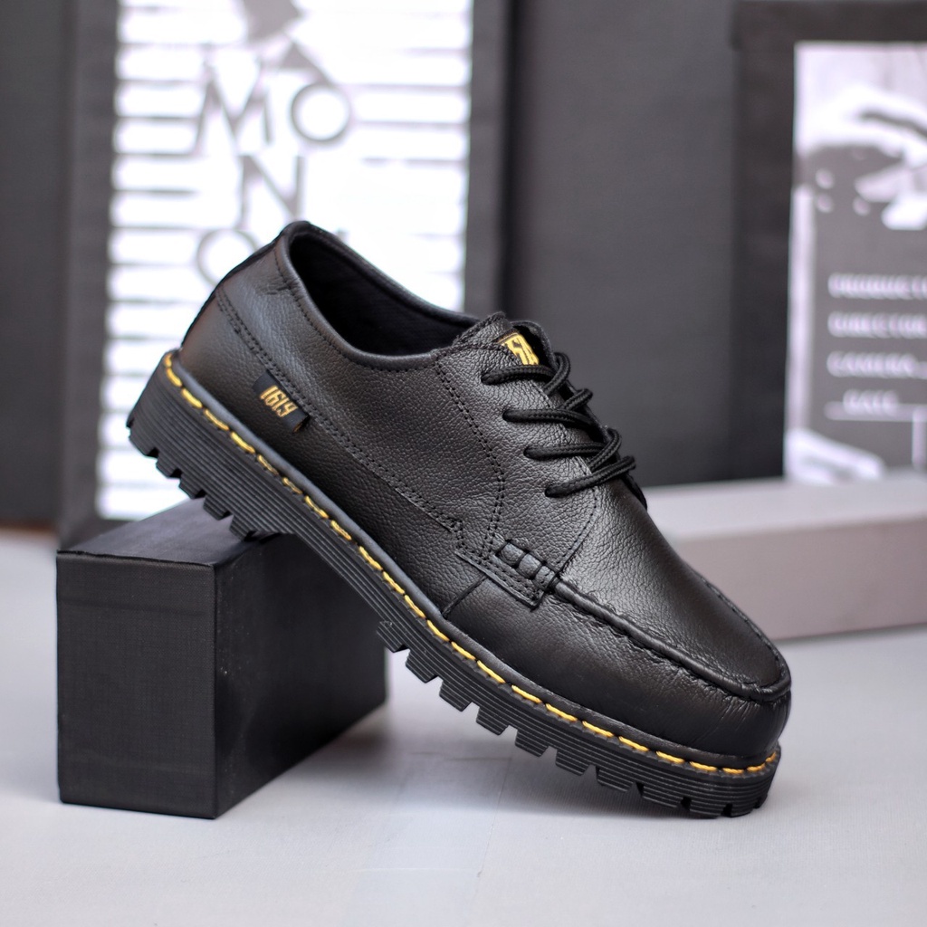 SEPATU Boots Low Pria Low Boots Kulit Asli Ori Sepatu Oxford Kulit Pria Formal Casual - Sepatu Pantofel Kulit Pria Fashion Kerja Kantor