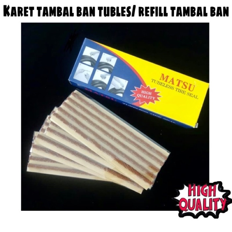 MATSU/kotak Karet tambal ban tubles Refill tambal ban tubles Matsu Isian tambal ban tubles matsu