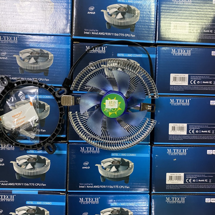 Fan Processor Intel AMD Combo LGA  Baut M-Tech Fan CPU