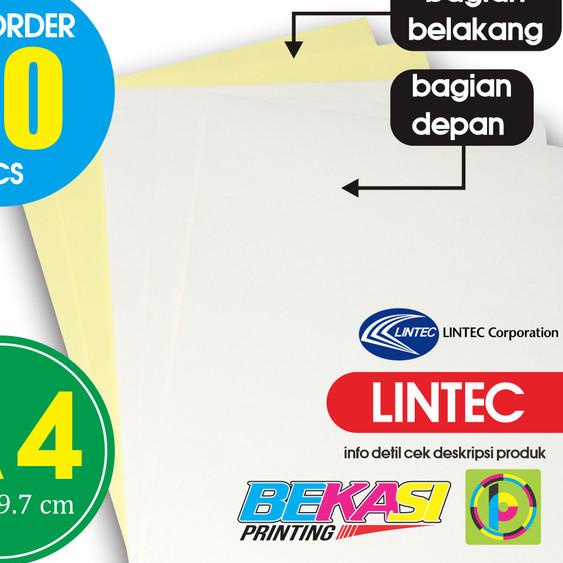 

☈ Kertas Stiker A4 Putih Dove / Doft - Sticker HVS Lintec Japan ♥