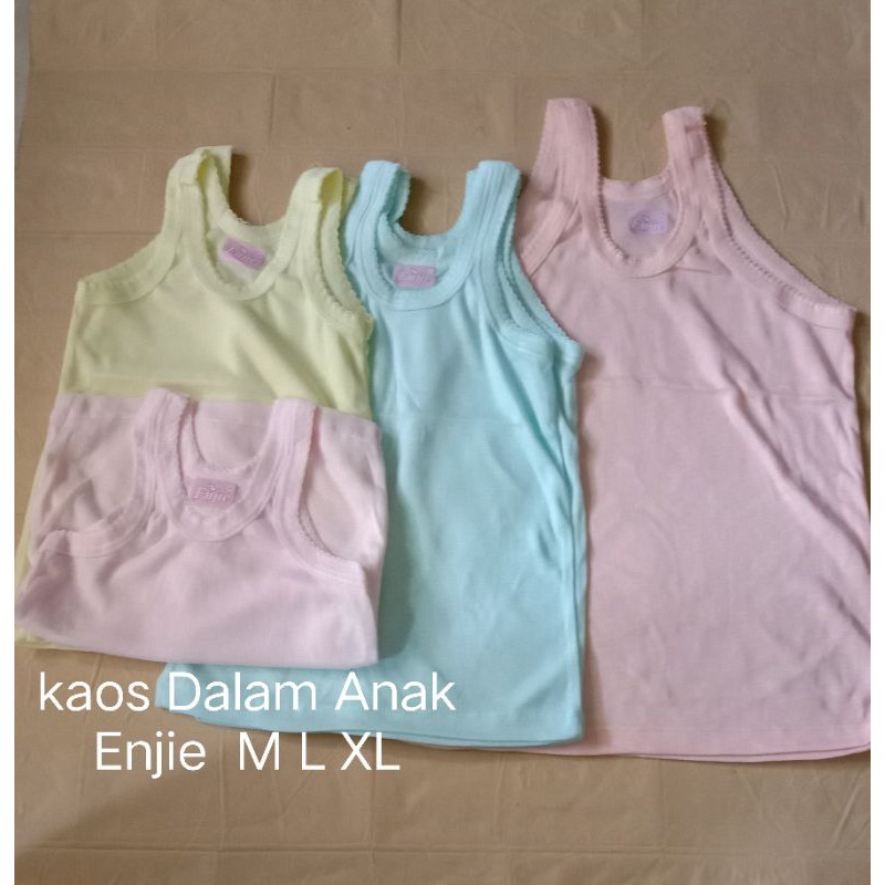 KAOS Dalam Anak Enjie Warna M L XL (222)