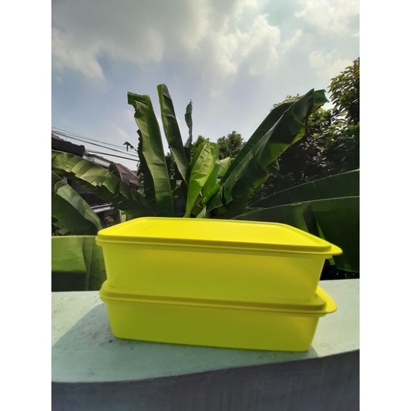 Tupperware stak n stor / medium stak n stor hijau