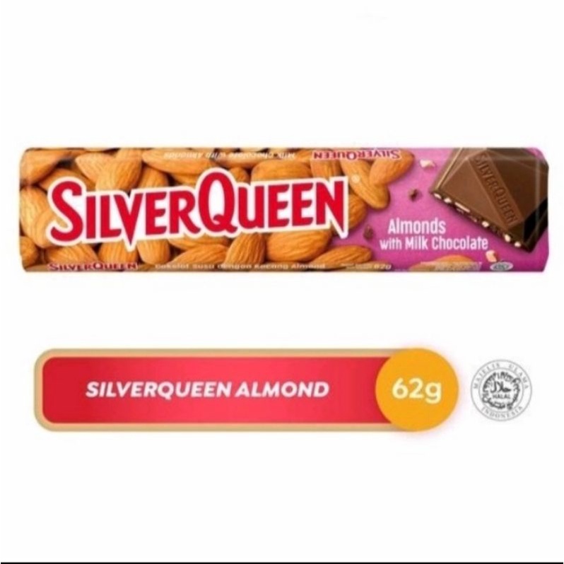 

Silverqueen Almond 62 gr