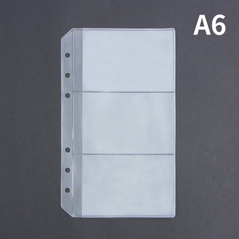 Zipper Lock Binder A6 A5 Loose Leaf Tempat Penyimpanan Uang AKUNTANSI PEMBUKUAN BUKU CATATAN PEMISAH KEUANGAN B5 Ring 6 20 Logam mulia emas antam 1 gram tabungan harian bulanan-7