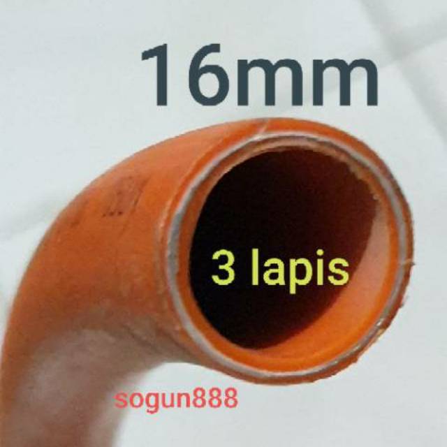 Selang air panas 16mm. Pipa air panas 16mm. saluran air panas heater.
