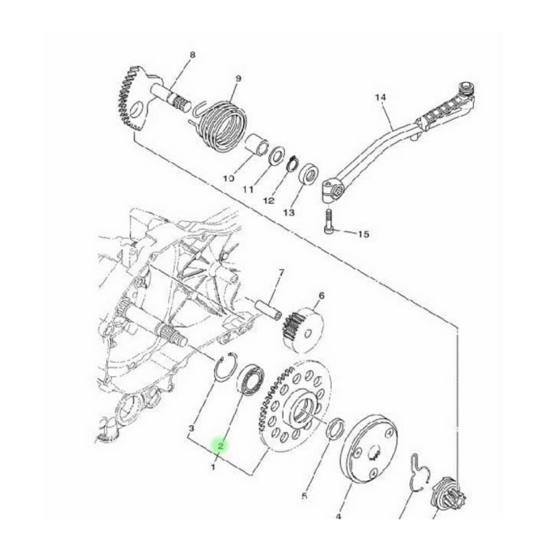 BEARING LAHER GIR GEAR STATER 6804 MIO NMAX SOUL GT XEON 93306 804Y3