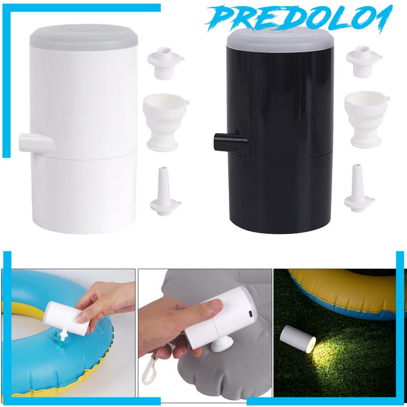 (Predolo1) Pompa Udara Usb Portable Untuk Ban Renang / Bathtub / Kasur Angin