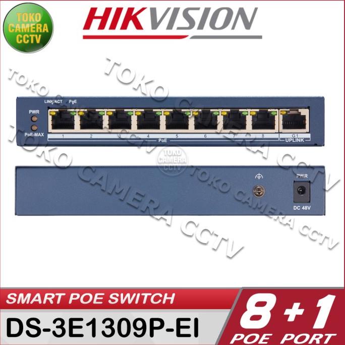 Switch Poe Hikvision 8 Port