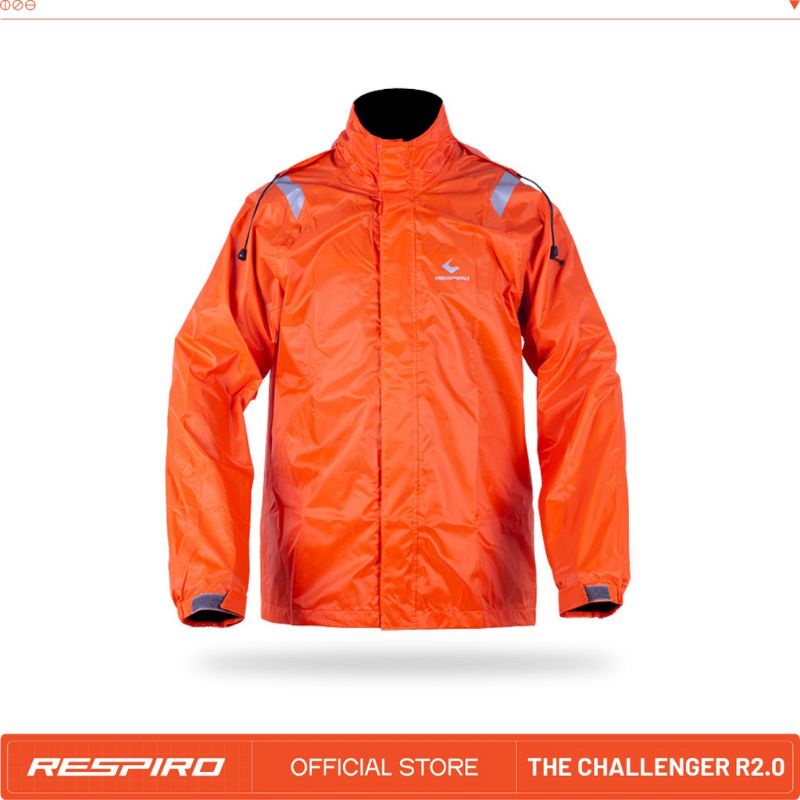 Jas Hujan Wanita Pria Respiro THE CHALLENGER Rain Suit Setelan Celana Dewasa Motor Original