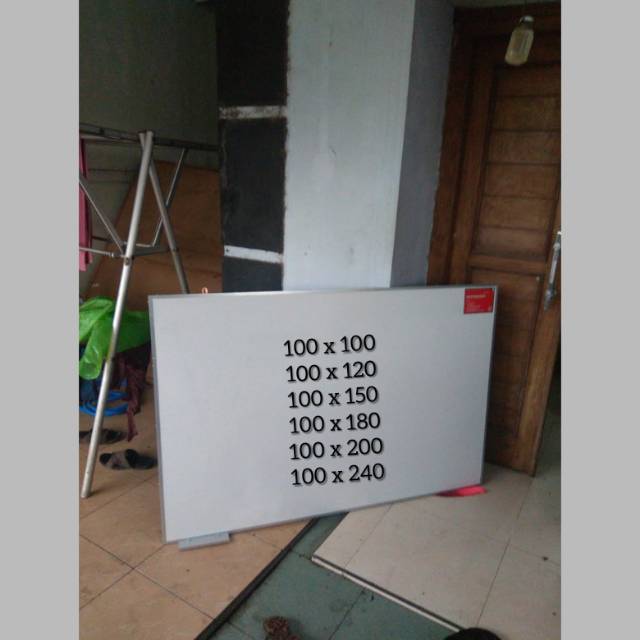 

Whiteboard 200 x 100 cm papan tulis besar