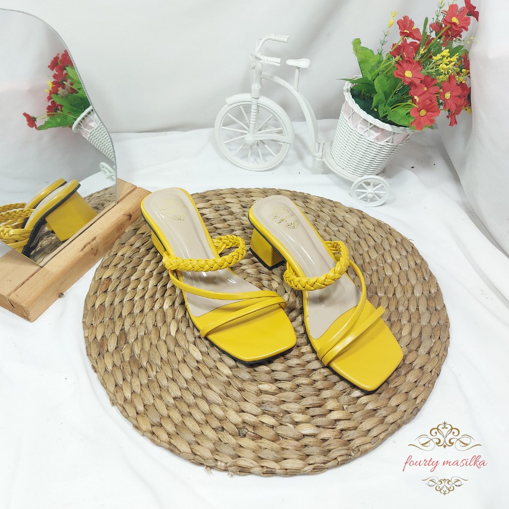 Sandal Heels Hak Tahu Wanita RHM SR-19