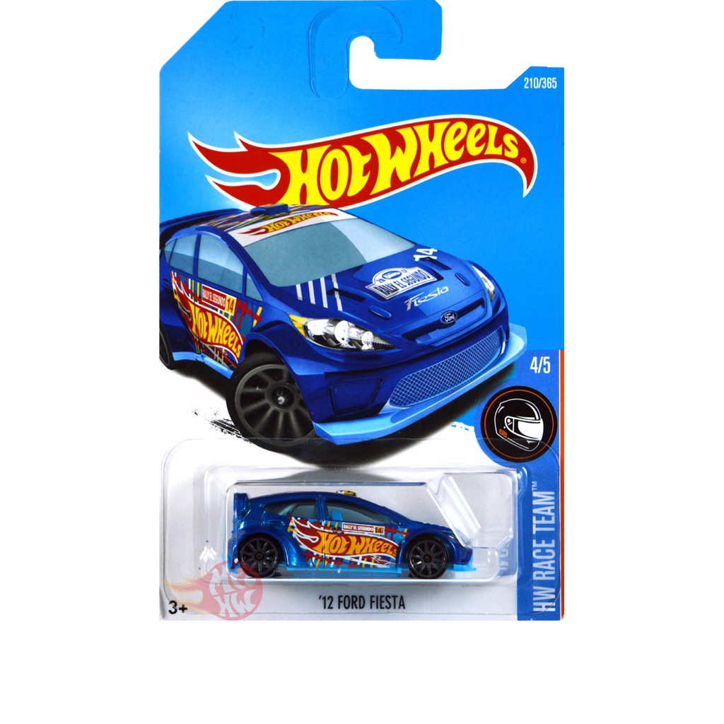 '12 Ford Fiesta BIRU /BLUE HW RACE TEAM- HW Hot Wheels Hotwheel