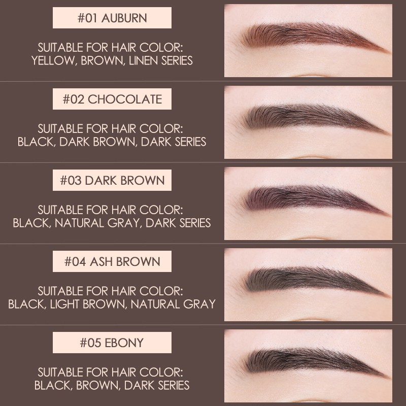 FOCALLURE Eyebrow Cream Waterproof Eyebrow Gel Eyeliner Pensil Alis Sikat Alis Tahan Air Tahan Lama Tahan Lama FA23