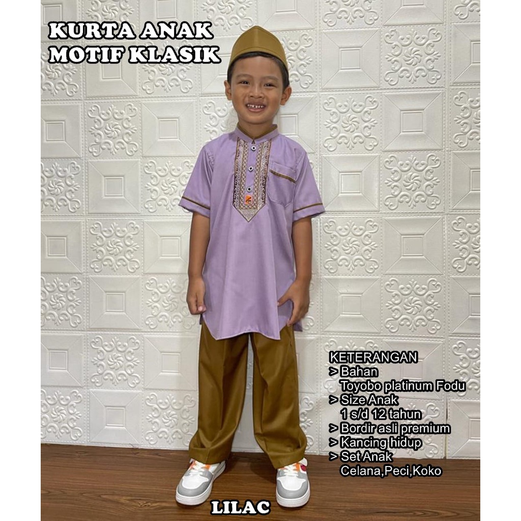 Koko Anak Kurta bayi 1 s/d 12 Tahun