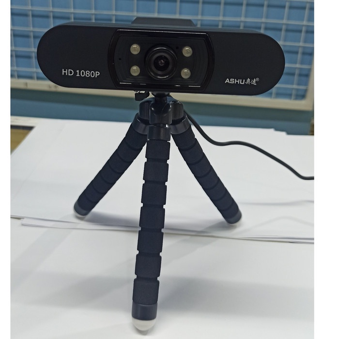 Web Camera Webcam ASHU H800 FULL HD FHD 2MP 1080p WEB CAM PC Kamera