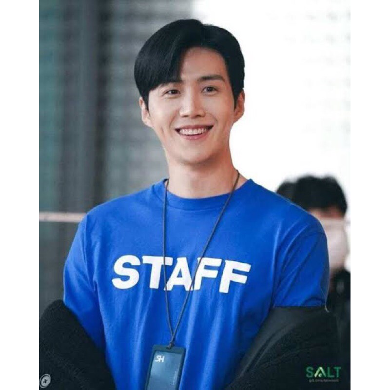 BAJU KAOS TSHIRT STAFF START UP HAN JI PYEONG SAND BOX DRAMA KOREA FASHION KPOP JIPYONG