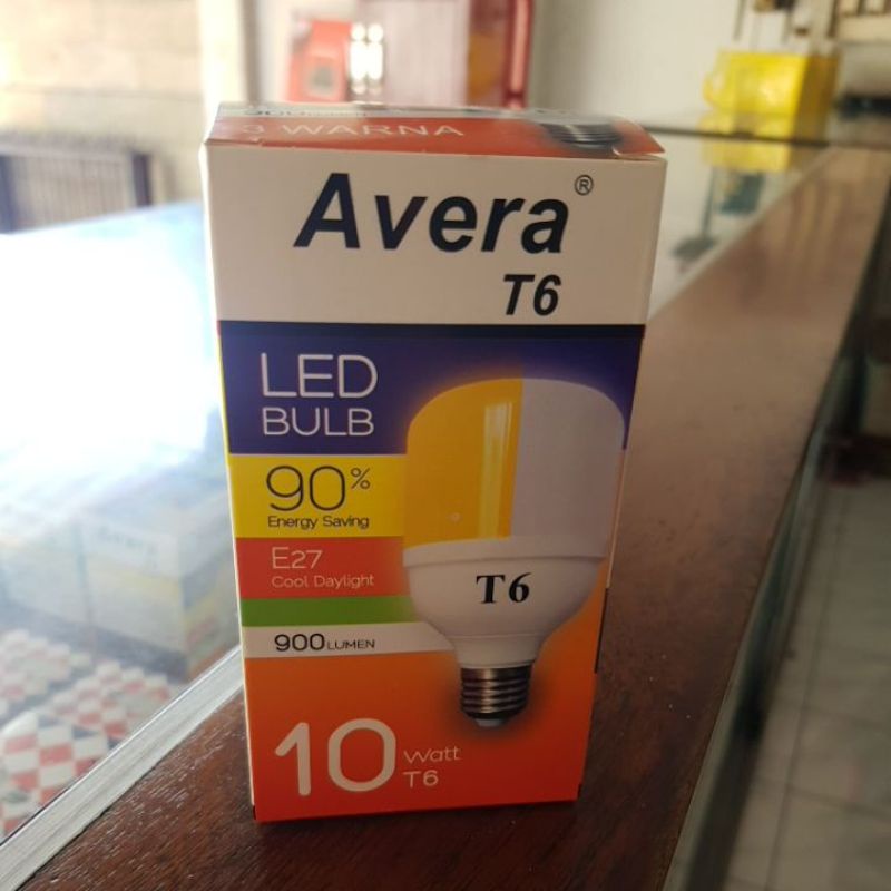 Avera lampu LED kombinasi 3 warna 5watt 10watt kuning putih