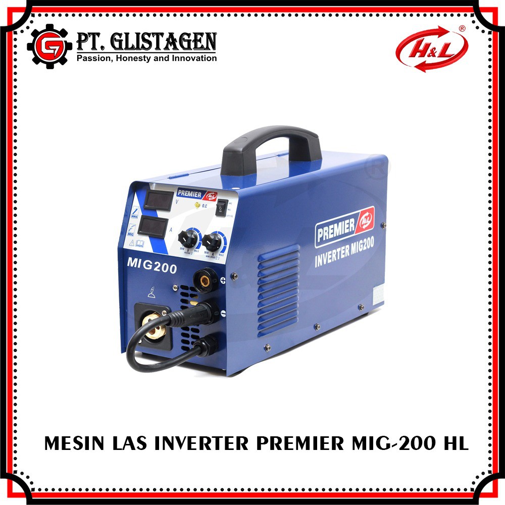 Mesin Las Inverter MIG 200 / Travo Las MIG 200 Premier H&amp;L