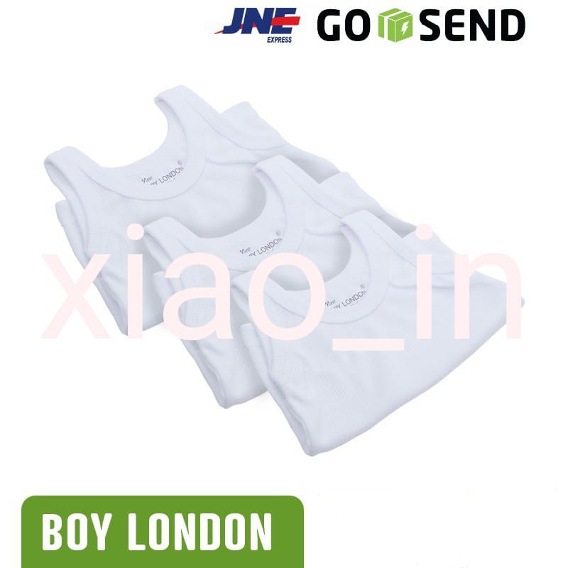 Singlet bayi BOY LONDON salur 100% Cotton