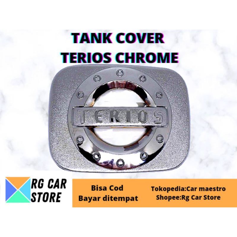 TANK COVER TERIOS WARNA CHROME ORIGINAL KHUSUS DAIHATSU TERIOS