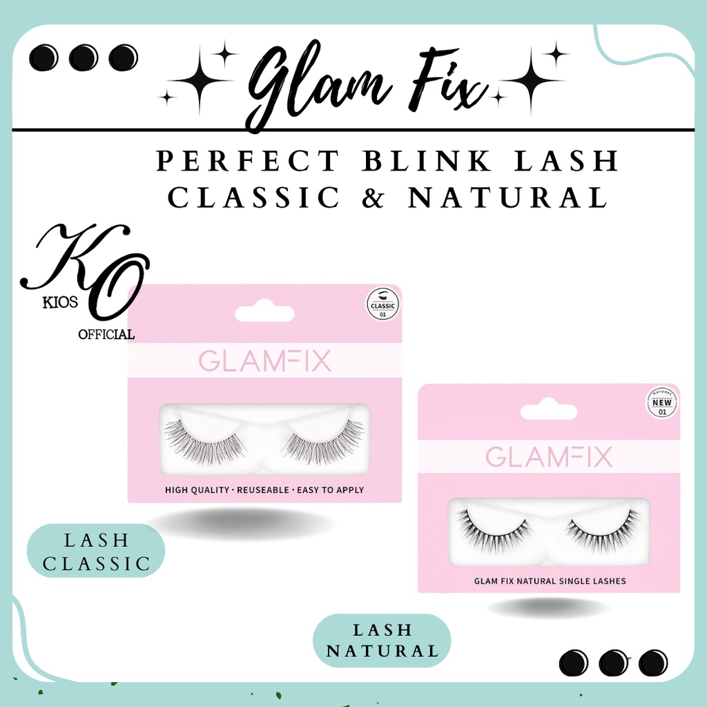 Glam Fix Perfect Blink Lashes Classic / Bulu Mata