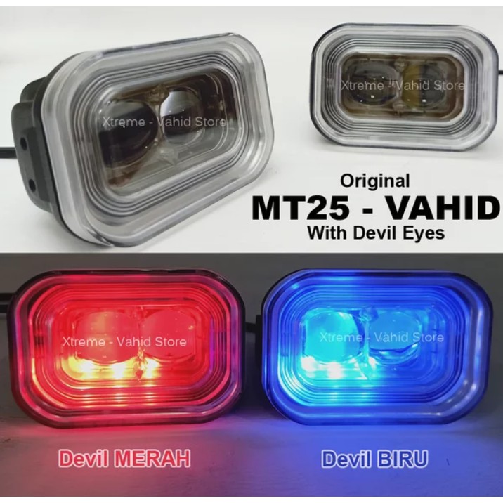 MT 25 VAHID Lampu Projie LED Cree Foglamp Tembak Sorot MT25 Original