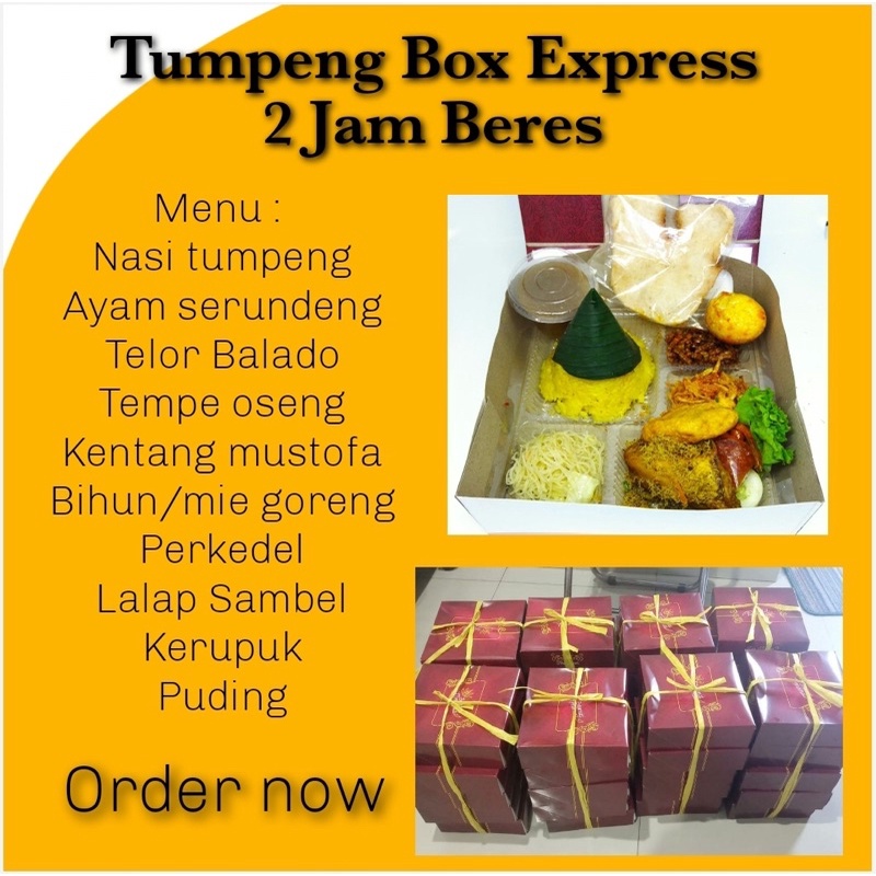 

tumpeng mini box karton