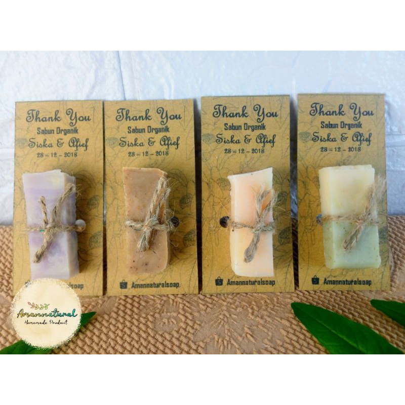 Souvenir Pernikahan Sabun Organik/ Sabun Alami. Organic Soap for Wedding Souvenir