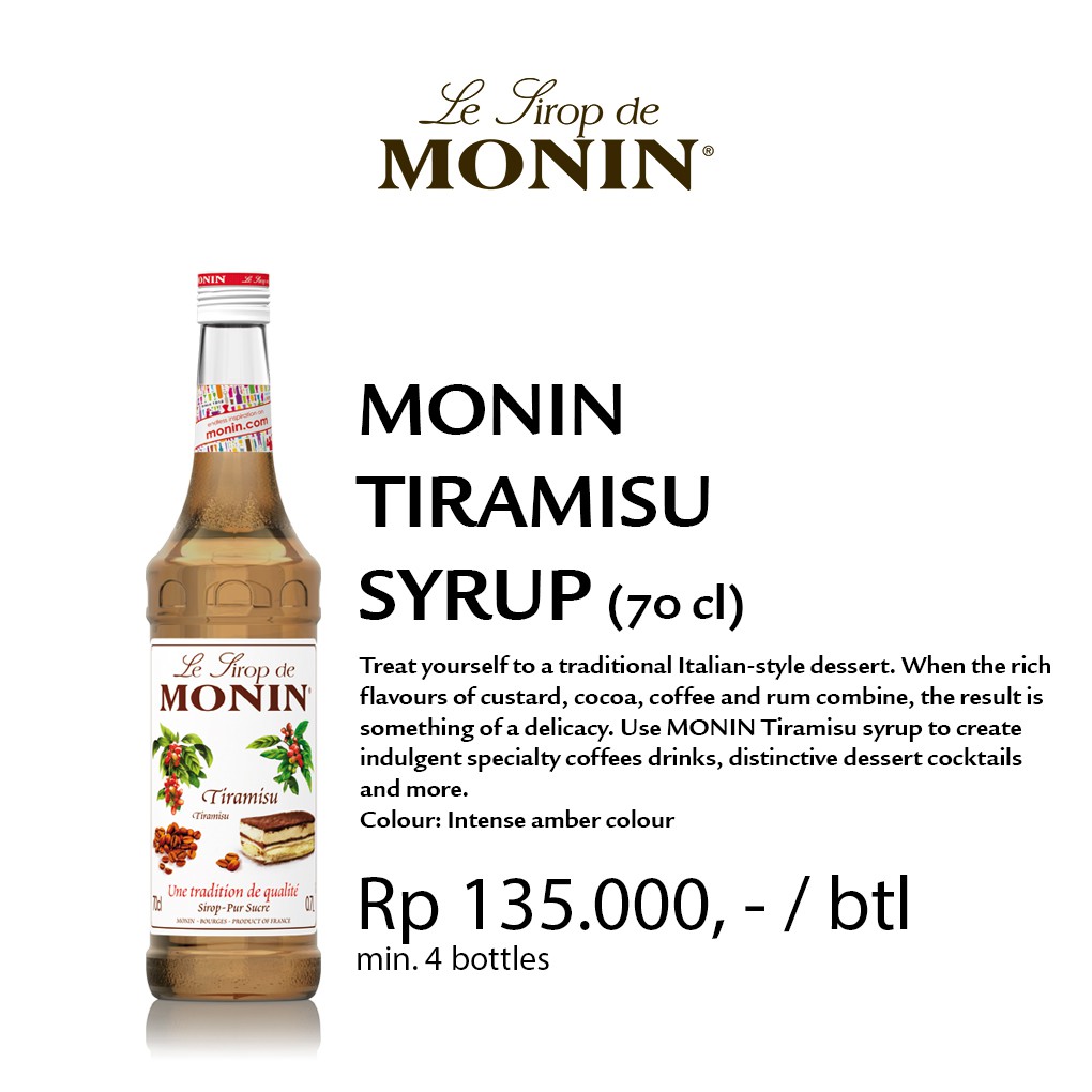 

Monin Syrup Tiramisu