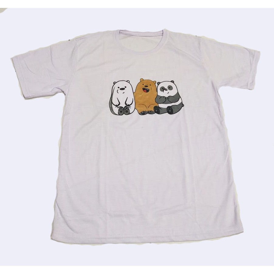 Kaos Oblong Lengan Pendek Gambar Bears