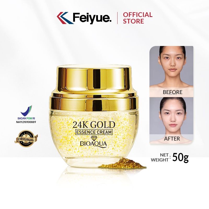 Bioaqua 24K gold Essence Cream 50G, Bioaqua 24K skin Brigtening serum 30Ml
