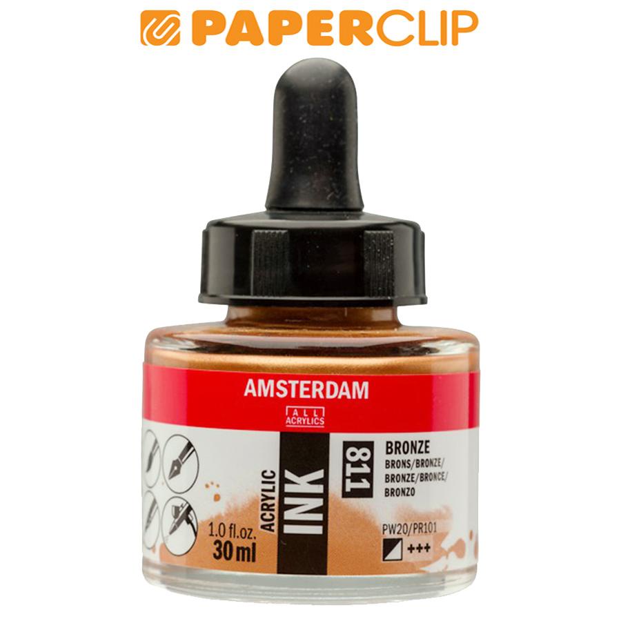 

CAT ACRYLIC AMSTERDAM 17208110AAC INK 30ML BRONZE