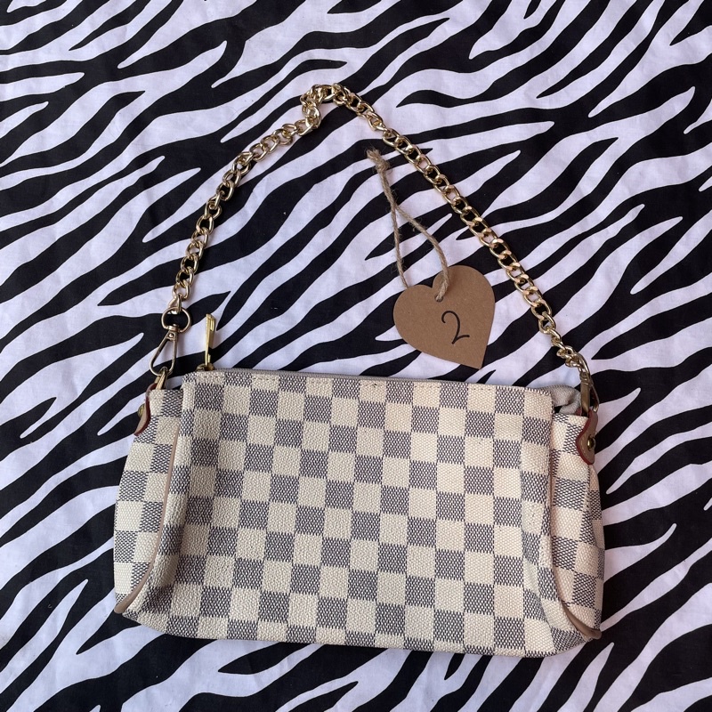 no 2 lv eva damier azur look-alike ka henna